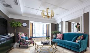 2020美式风格客厅装修 客厅沙发颜色搭配