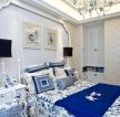 地中海式风格卧室床头造型装饰图片