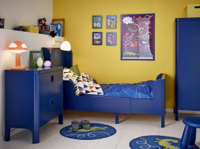 儿童房家具蓝色设计效果图赏析