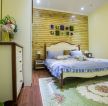 北美风情风格卧室床头木质装修