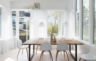 北欧风格家具餐桌椅设计效果图片