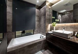 港式风格室内样板间洗浴室设计案例