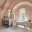 大浴室粉红色装修图一览