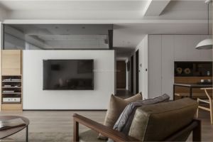 南京翠屏诚园120平米三居室现代简约装修效果图