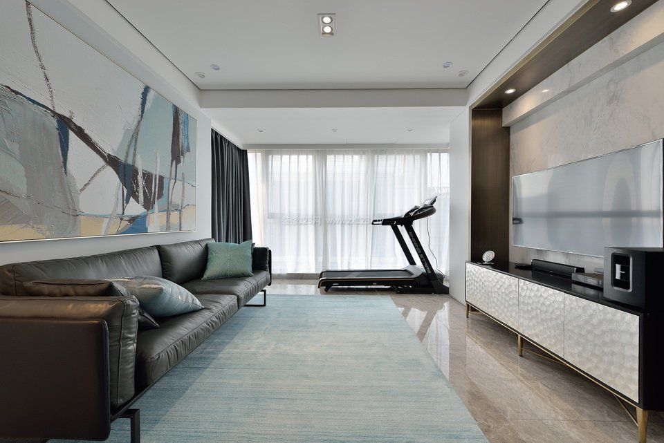 长方形客厅中高档沙发图片2021
