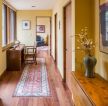 美式家装室内竹木地板图片
