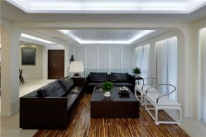 杭州戈雅公寓250平米现代中式风格装修案例欣赏