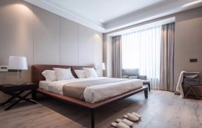 住宅公寓卧室床的造型装修效果图