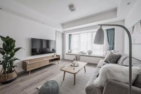 2023北欧风格家居客厅木地板图片