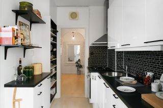 白领公寓欧式小厨房装潢设计