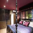 东南亚风格家居卧室床缦设计图