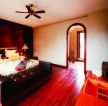 东南亚风格家居卧室红木地板设计图