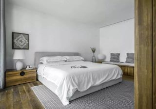 2023清新日式风格简单卧室装修效果图