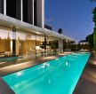 泳池别墅现代家装设计效果图片