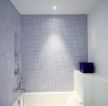 浴室墙面马赛克瓷砖紫色装饰效果图