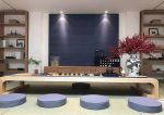 2023中式别墅豪宅茶室背景墙效果图