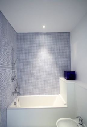 浴室墙面马赛克瓷砖紫色装饰效果图