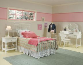 2023家居粉色女生卧室装饰装修图