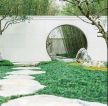苏州园林式别墅拱形门洞设计效果图