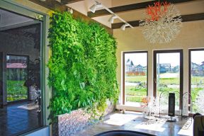 绿色植物墙设计
