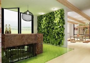 2023绿色植物背景墙设计图大全