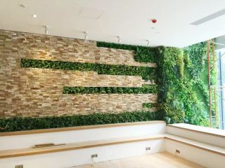 2023绿色植物墙造型设计效果图