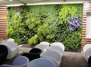 2023绿色植物墙背景墙设计