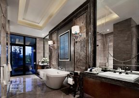 300平米房子卫生间浴室设计装潢图