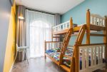 40坪儿童卧室高低床图片