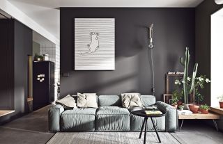 15平客厅欧式布艺沙发设计图赏析