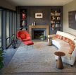 纯欧式小户型家装客厅半圆形沙发图片2023