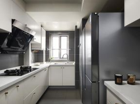 现代厨房家具3米橱柜设计图