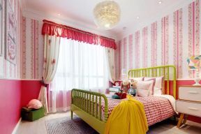 二居室房屋粉色卧室装修图