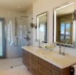 家庭浴室镜前灯设计图片