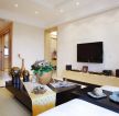 2023东南亚住宅客厅简单电视墙设计