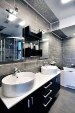2023复式楼房屋卫生间浴室柜装修