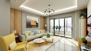 2023现代北欧客厅沙发颜色搭配装修效果图