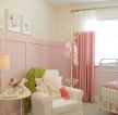 2023儿童卧室粉色窗帘图片