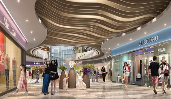 晋城购物中心装修设计可参考的效果图