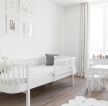 白色欧式家具儿童床设计图片