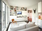 白色欧式家具组合电视柜图片