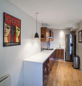 100平别墅厨房简单设计效果图片