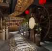 纯中式餐厅走廊装修效果图