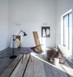 后现代主义休息室简单装饰设计