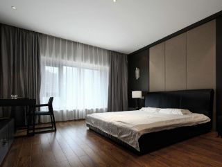 后现代主义卧室实木地板装饰设计