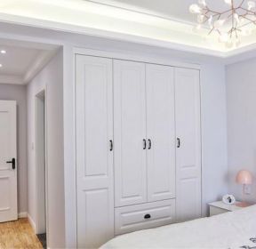 2021北欧卧室衣柜拉门装饰装修效果图片-每日推荐