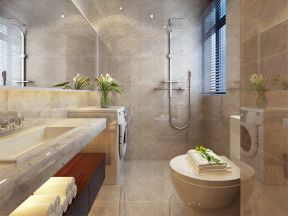 2023家居卫生间浴室柜设计装修图片