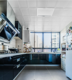 2020简约家居厨房设计图片 厨房集成吊顶