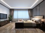 2022新中式卧室床尾凳装修效果图片欣赏