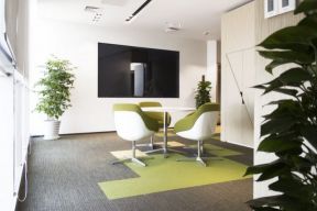 2020小型办公室装修 办公室地毯效果图
